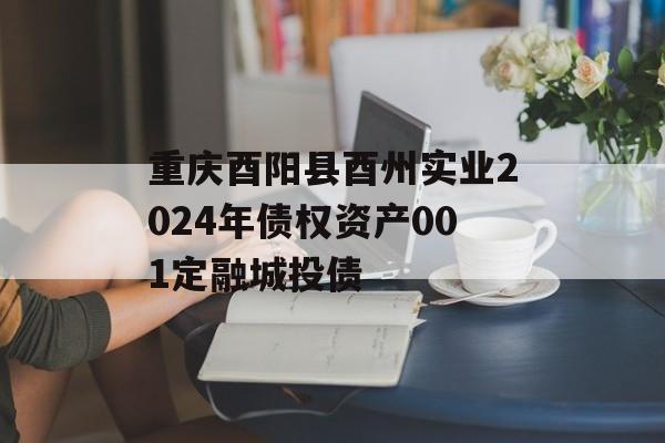重庆酉阳县酉州实业2024年债权资产001定融城投债