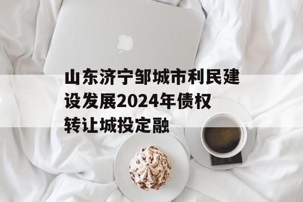 山东济宁邹城市利民建设发展2024年债权转让城投定融