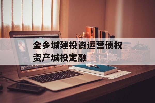 金乡城建投资运营债权资产城投定融